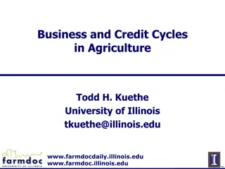 Business and Credit Cycles in Agriculture