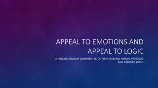 Mastering Persuasion Techniques: Appeal to Emotions and Logic in Presentations