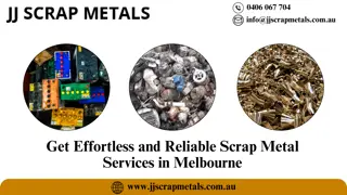 Get Effortless and Reliable Scrap Metal Services in Melbourne