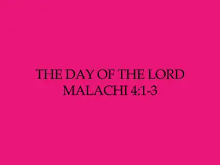 The Day of the Lord in Malachi: Salvation and Judgment