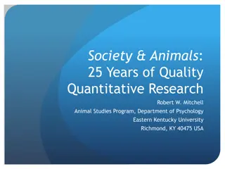 Exploring Human-Animal Interactions through 25 Years of Quality Research