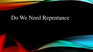 The Essential Nature of Repentance