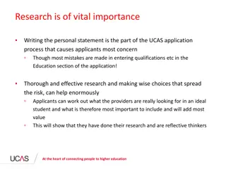 Importance of Research in Writing UCAS Personal Statements