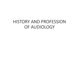 Evolution and Scope of Audiology Profession