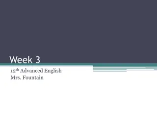 English Grammar Lessons with Mrs. Fountain - Week 3