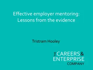 Insights on Effective Employer Mentoring for School-employer Engagement