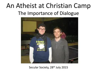 The Importance of Dialogue in a Secular Society