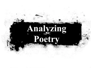 Analyzing Poetry: Understanding the Depths of Verses