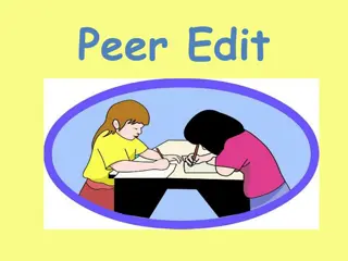 Effective Peer Editing Strategies for Better Writing