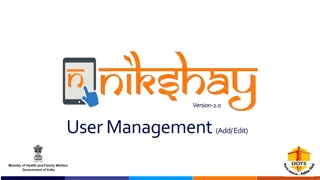 Efficient User Management System for Health Facilities