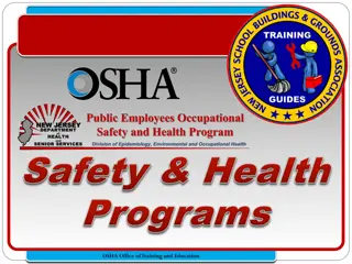 Comprehensive Workplace Safety and Health Program Overview