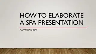 Essential Elements for a Successful Spa Presentation