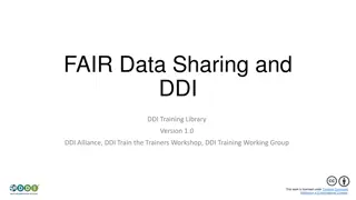 FAIR Data and DDI - Implementing Data Sharing Best Practices