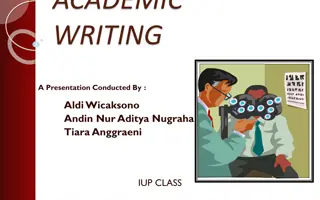 Mastering the Art of Academic Writing