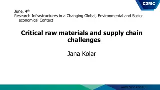 Challenges and Impacts on Research Infrastructures in a Changing Global Context