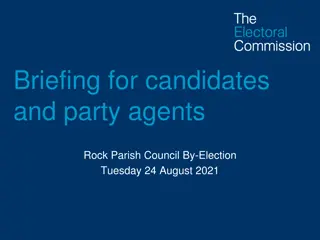 Rock Parish Council By-Election: Important Information for Candidates and Party Agents