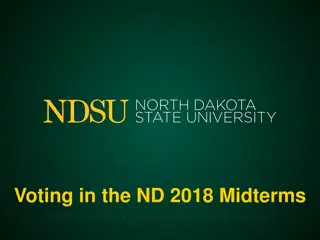 Voting Guidelines and Requirements in North Dakota 2018