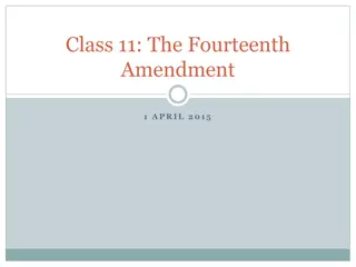 The Fourteenth Amendment to the U.S. Constitution