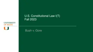 Bush v. Gore: Key Facts and Legal Implications