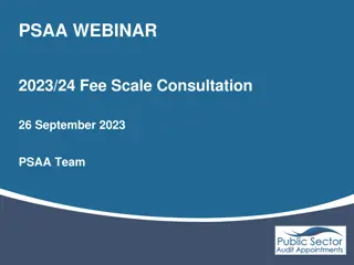 Consultation on 2023/24 Fee Scale by PSAA: Key Points and Deadlines