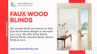 Faux Wood Blinds Maryland - Home Blinds of America