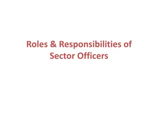 Roles and Responsibilities of Sector Officers in Election Management