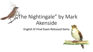 The Nightingale by Mark Akenside: A Poetic Ode to Nature and Reflection