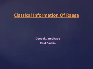 Introduction to Hindustani Classical Ragas