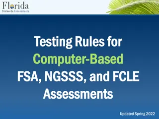 Guidelines for Computer-Based Assessments and Test Invalidation