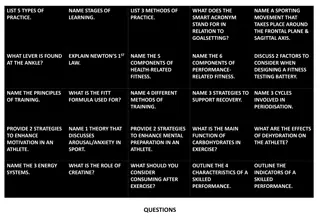 Comprehensive Overview of Exercise Science and Training Principles