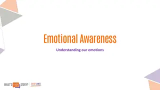 Enhancing Emotional Awareness and Self-Awareness for Personal Growth