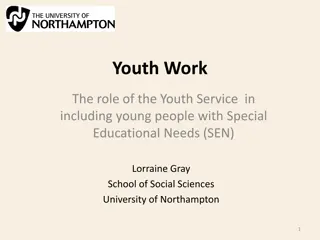 Role of Youth Service in Inclusive Support for Young People with Special Educational Needs