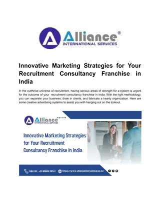 Innovative Marketing Strategies for Your Recruitment Consultancy Franchise in India