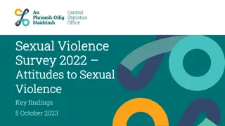 National Survey on Sexual Violence: Key Findings and Insights