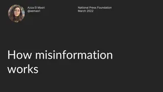 Spread of Misinformation in Media and Politics