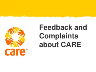 Feedback and Complaints about CARE