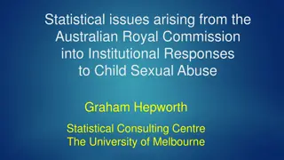 Statistical Analysis of Child Sexual Abuse in Australian Catholic Church Institutions