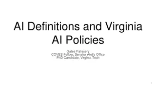 Overview of AI Definitions and Virginia AI Policies