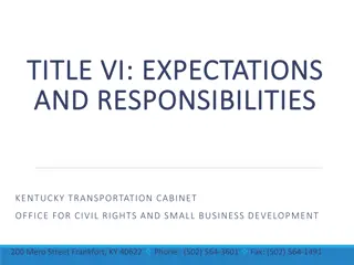 Understanding Title VI: Expectations and Responsibilities in Kentucky Transportation Cabinet