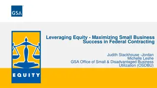 Federal Contracting Equity Initiatives Overview