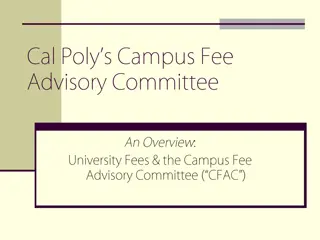 University Fees and Authority Guidelines in California