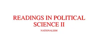 Nationalism in Political Science