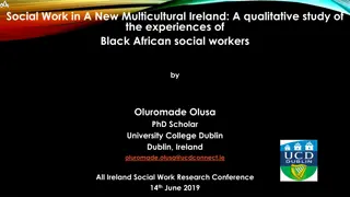 Exploring Experiences of Black African Social Workers in a Multicultural Ireland