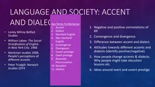 Understanding Language Variation and Social Identity