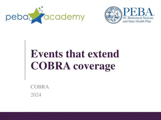 COBRA Coverage Extension Events and Qualifying Criteria