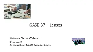 GASB 87 Leases: Key Information and Implementation Guidelines