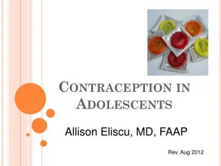 Adolescent Contraception Guidelines: Initiating and Managing Birth Control