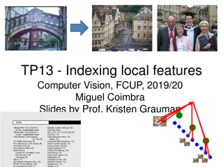 Local Features in Computer Vision - Slides by Prof. Kristen Grauman