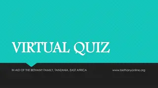 Virtual Quiz in Aid of the Bethany Family: Test Your Knowledge and Support a Cause!