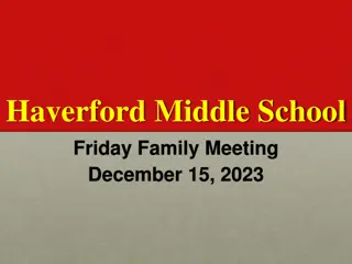 Haverford Middle School December Newsletter - Community Updates